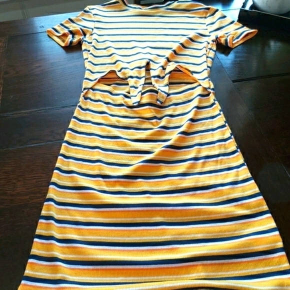 👗BLUENOTES CROP STRIPED DRESS/NEW/B4 - Picture 2 of 4